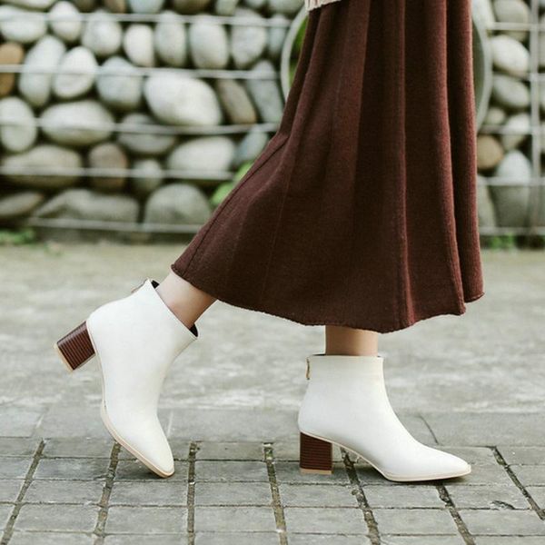 eshtonshero autumn shoes woman women ankle boots square low heels cow leather classic ladies motorcycle sock boots size 3-12, Black
eshtonshero autumn shoes woman women ankle boots square low heels cow leather classic ladies motorcycle sock boots size 3-12, Black