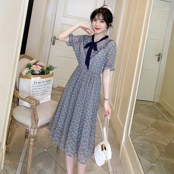 maternity dresses pregnant women summer chiffon dress short sleeve bow collar ruffles patchwork floral pleated sweet empire1, White
maternity dresses pregnant women summer chiffon dress short sleeve bow collar ruffles patchwork floral pleated sweet empire1, White