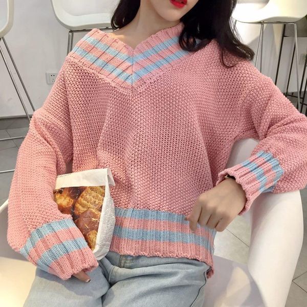 women's sweaters korean panelled long sleeve knitted women's clothing autumn winter sweet preppy style fashion brand pullovers sw, White;black
women's sweaters korean panelled long sleeve knitted women's clothing autumn winter sweet preppy style fashion brand pullovers sw, White;black