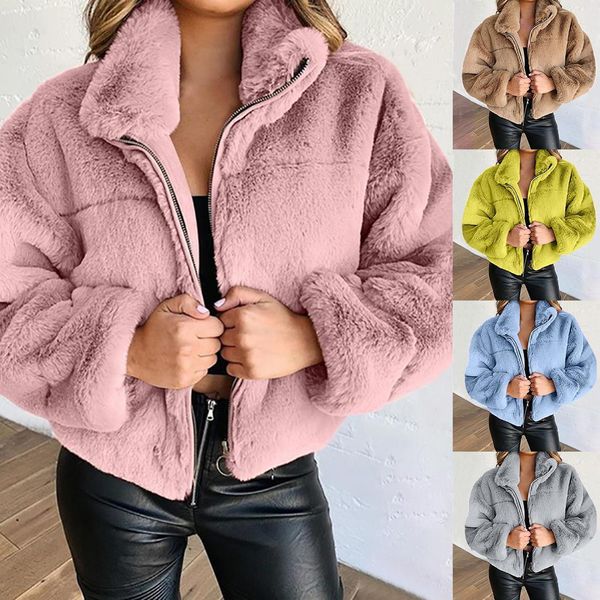 elegant faux fur coat women 2018 autumn winter warm soft zipper fur jacket female plush overcoat casual outerwear, Black;brown
elegant faux fur coat women 2018 autumn winter warm soft zipper fur jacket female plush overcoat casual outerwear, Black;brown