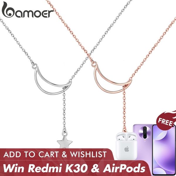 bamoer new arrival fashion 925 sterling silver moon and star tales chain link pendant necklaces for women fine jewelry scn108 q1114
bamoer new arrival fashion 925 sterling silver moon and star tales chain link pendant necklaces for women fine jewelry scn108 q1114