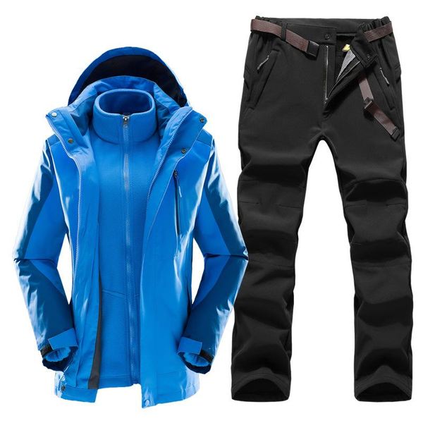 outdoor jackets&hoodies winter men jacket suit 3 in 1 windproof thermal women hiking camping skiing coat sportswear, Blue;black
outdoor jackets&hoodies winter men jacket suit 3 in 1 windproof thermal women hiking camping skiing coat sportswear, Blue;black