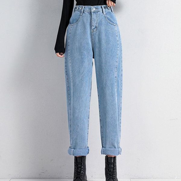 women harem jeans vintage elastic waist high waist jeans women loose wide legs casual students ankle length 20201, Blue
women harem jeans vintage elastic waist high waist jeans women loose wide legs casual students ankle length 20201, Blue