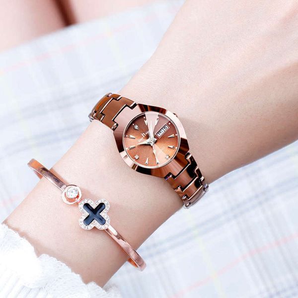 calendar keep touch double men's luminous watch tungsten steel color couple student fashion trend women's watch, Slivery;brown
calendar keep touch double men's luminous watch tungsten steel color couple student fashion trend women's watch, Slivery;brown