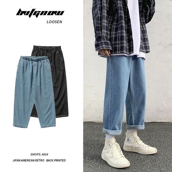 2021 new de brim masculinas primavera e inverno nova slida magro mais tamanho retas jeans solto moda jovem gsyb, Blue
2021 new de brim masculinas primavera e inverno nova slida magro mais tamanho retas jeans solto moda jovem gsyb, Blue
