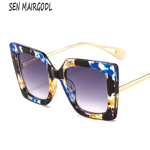 luxury sunglasses for women big blue frame cat eye glasses gradient classic leopard print sun glasses men uv400 gafas sol hombre, White;black
luxury sunglasses for women big blue frame cat eye glasses gradient classic leopard print sun glasses men uv400 gafas sol hombre, White;black