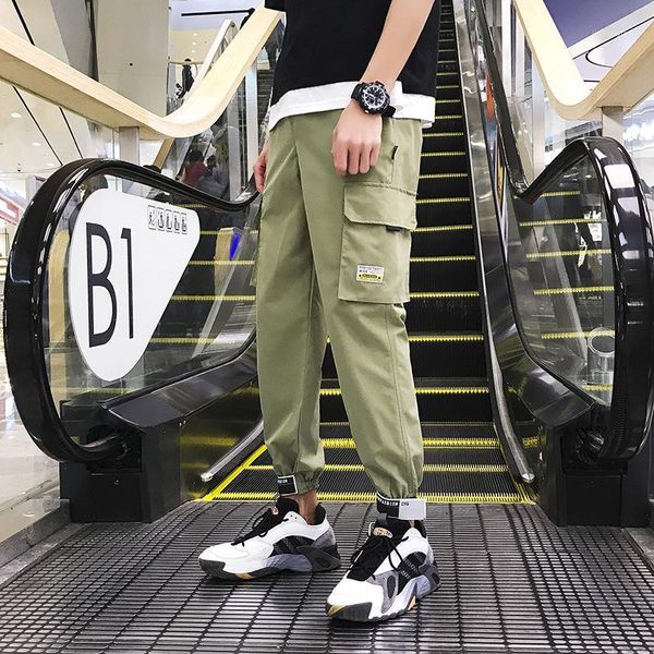 spring and autumn 2020 workwear pants men's big size tie foot trend nine points pants young men's joggers men1, Black
spring and autumn 2020 workwear pants men's big size tie foot trend nine points pants young men's joggers men1, Black