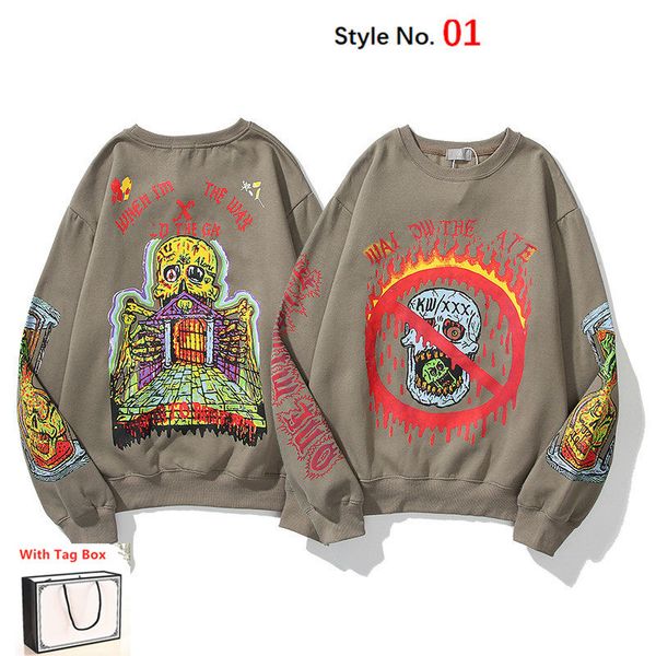 2022 high-quality men's hoodies & sweatshirts casual trendy round neck print embroidered pullover sweaters for men and women c018, Black
2022 high-quality men's hoodies & sweatshirts casual trendy round neck print embroidered pullover sweaters for men and women c018, Black