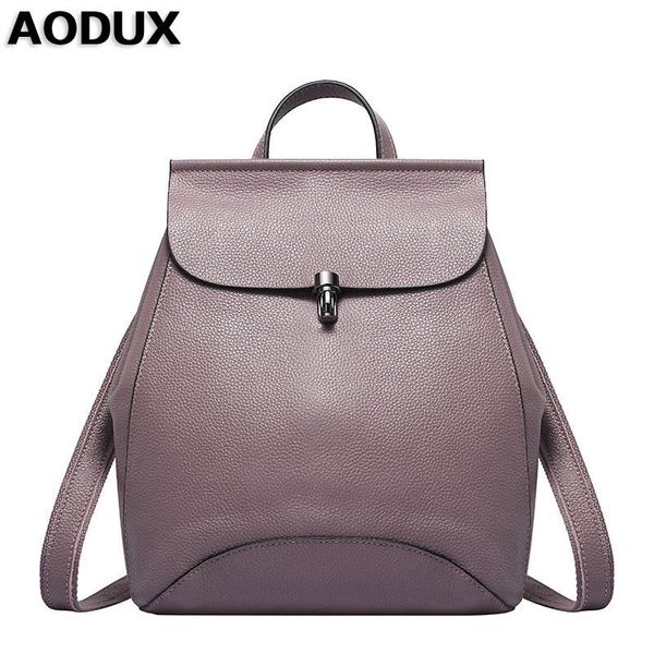 backpack style aodux women's soft genuine cow leather female designers real ladies backpacks cowhide woman school bags girls
backpack style aodux women's soft genuine cow leather female designers real ladies backpacks cowhide woman school bags girls