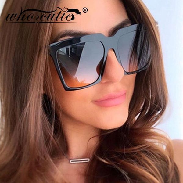 trendy vintage sunglasses oversized women 2020 brand design retro square frame chic punk sun glasses black shades sunnies s3301, White;black
trendy vintage sunglasses oversized women 2020 brand design retro square frame chic punk sun glasses black shades sunnies s3301, White;black