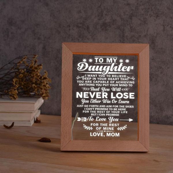 mom to my daughter led wooden frame personalized text picture p frame graduation birthday present, Pink;blue
mom to my daughter led wooden frame personalized text picture p frame graduation birthday present, Pink;blue