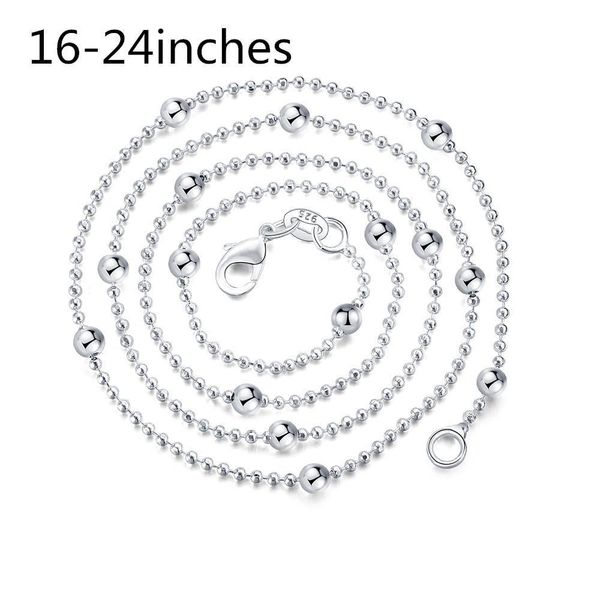 charms wedding party beads style chain silver color cute women men necklace jewelry silver fashion cute necklace wedding ln060 h bbyglg
charms wedding party beads style chain silver color cute women men necklace jewelry silver fashion cute necklace wedding ln060 h bbyglg