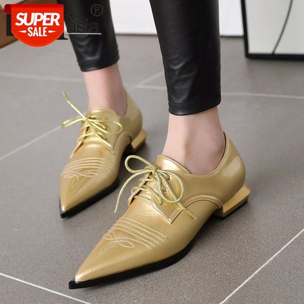 doratasia new fashion dress pointed toe flats low heel ol flats women fashion lace-up metallic shoes woman #st21
doratasia new fashion dress pointed toe flats low heel ol flats women fashion lace-up metallic shoes woman #st21