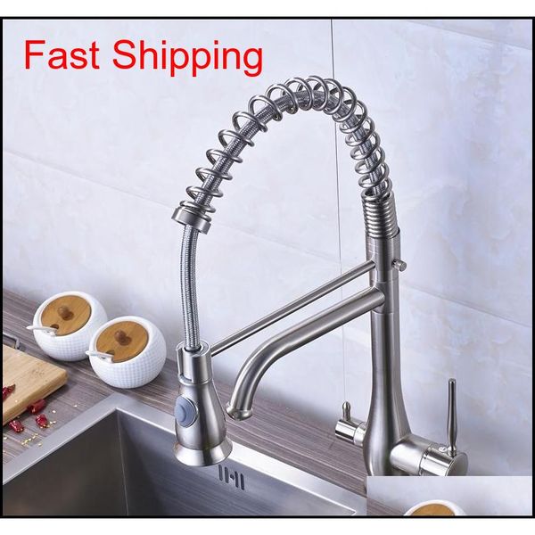 brushed nickel two spout spring pure water spout kitchen faucet 3 way function filler k qylftg bde_luck
brushed nickel two spout spring pure water spout kitchen faucet 3 way function filler k qylftg bde_luck