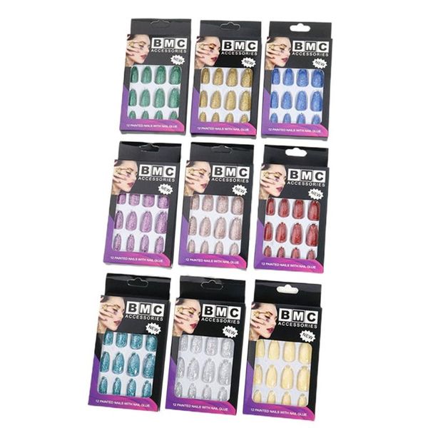 classic french style false acrylic nail tips uv gel manicure diy false fake nail art fingernail full tips, Silver;gold
classic french style false acrylic nail tips uv gel manicure diy false fake nail art fingernail full tips, Silver;gold