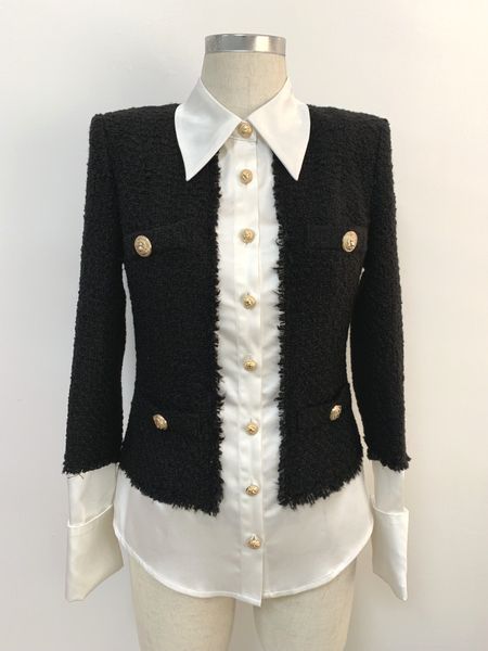 1112 xl 2020 autumn coat black long sleeve button lapel neck fashion womens clothes oulai, Black;brown
1112 xl 2020 autumn coat black long sleeve button lapel neck fashion womens clothes oulai, Black;brown