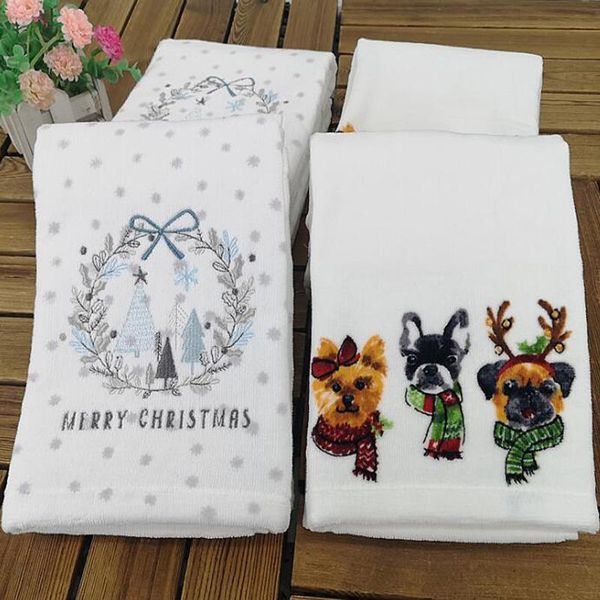 1pc christmas cotton face towel hand towels with simple embroidery home l travel general use 45x70cm 17.7"x27.6"
1pc christmas cotton face towel hand towels with simple embroidery home l travel general use 45x70cm 17.7"x27.6"