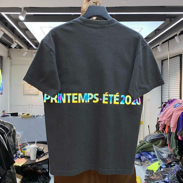 men's t-shirts summer wash old reflective warning letters short trendy t-shirt men's and women's loose casual half sleeve t-s, White;black
men's t-shirts summer wash old reflective warning letters short trendy t-shirt men's and women's loose casual half sleeve t-s, White;black