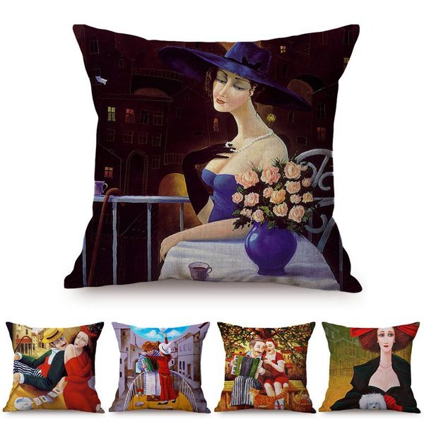 nordic vintage beautiful woman oil painting art decorative cushion cover couple happy love story sofa chair throw pillow cover
nordic vintage beautiful woman oil painting art decorative cushion cover couple happy love story sofa chair throw pillow cover