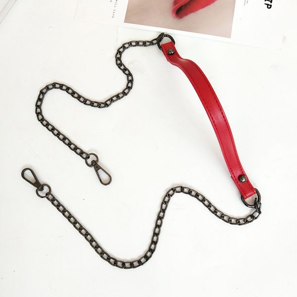 new women's diagonal span metal chain bag accessories one-shoulder bag accessories, Black
new women's diagonal span metal chain bag accessories one-shoulder bag accessories, Black