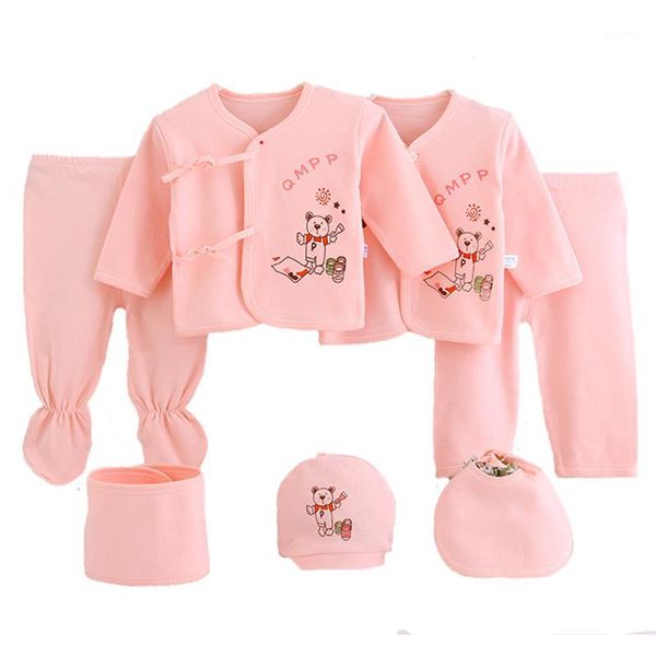 7 pcs/set cotton baby kids clothing sets newborn cartoon clothes set for boys girls suits1, White
7 pcs/set cotton baby kids clothing sets newborn cartoon clothes set for boys girls suits1, White