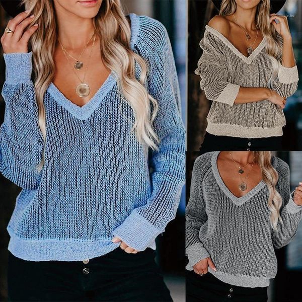 fashion women solid color sweater vertical stripe pullover v-neck loose sweater women's autumn winter1, White;black
fashion women solid color sweater vertical stripe pullover v-neck loose sweater women's autumn winter1, White;black