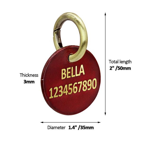 personalized leather dog id tag customized dog cat name tags engraved anti-lost pendant pet dogs collar acc sqcbib
personalized leather dog id tag customized dog cat name tags engraved anti-lost pendant pet dogs collar acc sqcbib