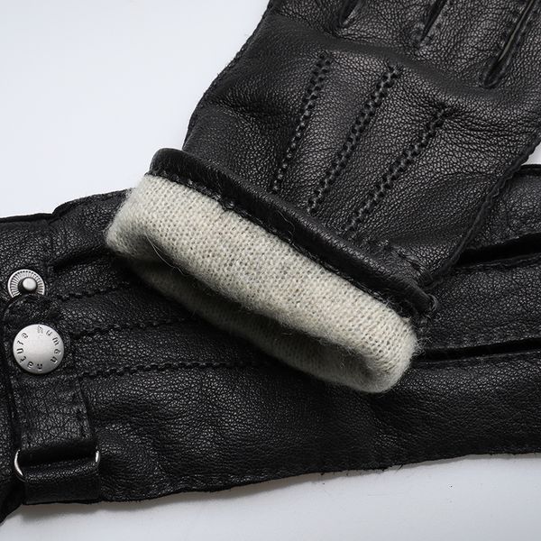 feiqiaosh brand design men' gloves black genuine leather full-finger button beam warm winter glove 100% polyester mittens luvas lj2012, Blue;gray
feiqiaosh brand design men' gloves black genuine leather full-finger button beam warm winter glove 100% polyester mittens luvas lj2012, Blue;gray