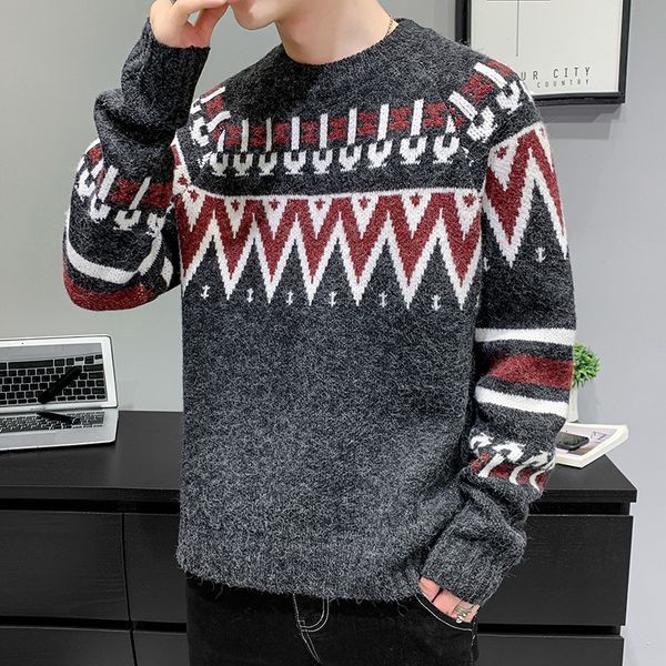 2021 new turtleneck slim fit korean fashion sweater pullovers men autumn long sleeve warm sweaters striped printed txau, White;black
2021 new turtleneck slim fit korean fashion sweater pullovers men autumn long sleeve warm sweaters striped printed txau, White;black