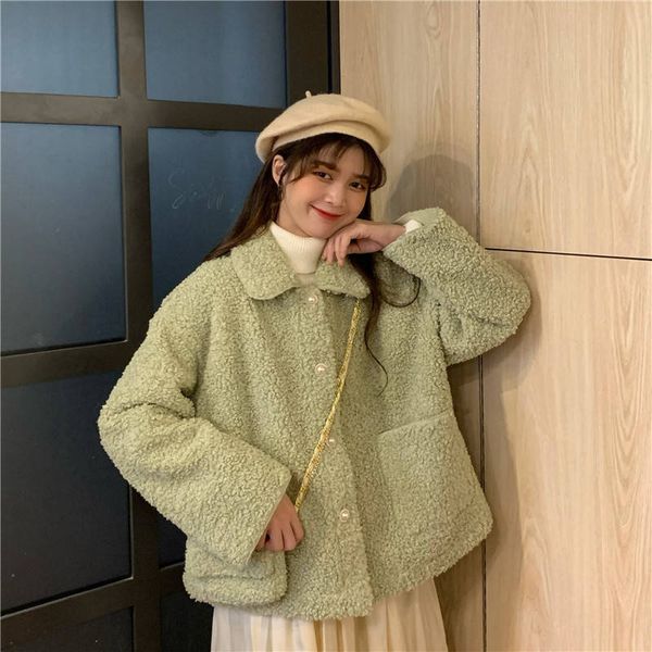 warm winter... velour sweet girls turn-down collar... jacket soft button... elegant pocket... outerwear. 6ire, Black;brown
warm winter... velour sweet girls turn-down collar... jacket soft button... elegant pocket... outerwear. 6ire, Black;brown