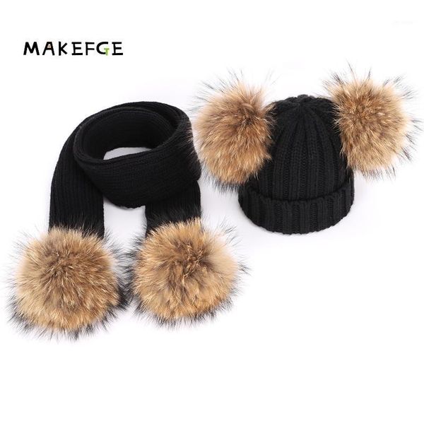 2-piece set winter baby girls boy real raccoon knitted hat scarf set with fur pom pom ball caps baby hats kids warm beanie suit1, Yellow
2-piece set winter baby girls boy real raccoon knitted hat scarf set with fur pom pom ball caps baby hats kids warm beanie suit1, Yellow
