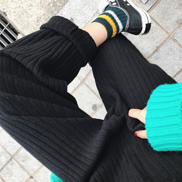 maternity autumn and new granny fashionable casual straight pregnant women's knitted pants winter wear, White
maternity autumn and new granny fashionable casual straight pregnant women's knitted pants winter wear, White