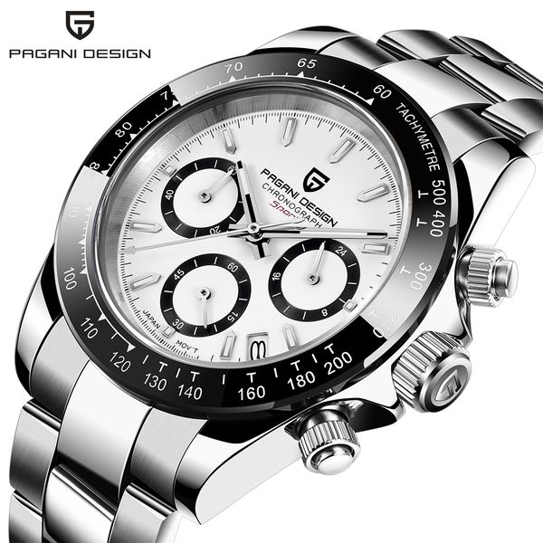 pagani design men watch brand luxury business sapphire stainless steel waterproof sport chronograph watch relogio masculino t200409, Slivery;brown
pagani design men watch brand luxury business sapphire stainless steel waterproof sport chronograph watch relogio masculino t200409, Slivery;brown
