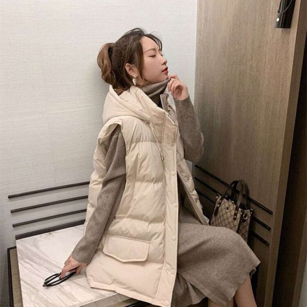 new for women in autumn winter wear medium and long cotton cloth korean student tooling jk waistcoat loose large vt, Black;white
new for women in autumn winter wear medium and long cotton cloth korean student tooling jk waistcoat loose large vt, Black;white