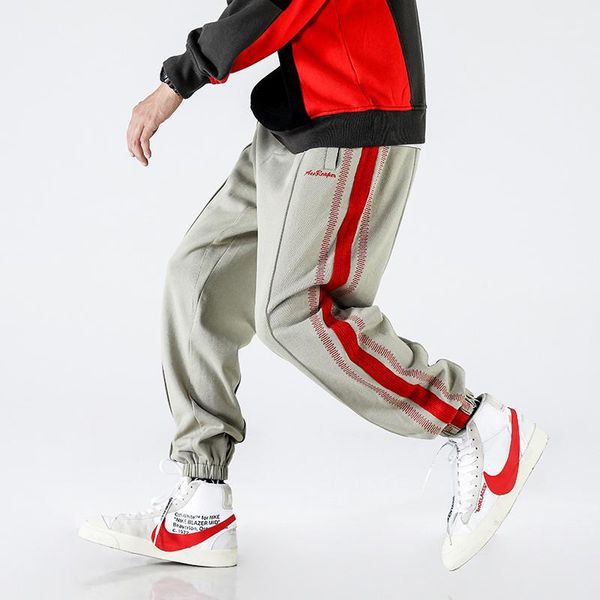 autumn men's new personality temperament youth fashion solid color loose wild cotton polyester side with striped casual pants1, Black
autumn men's new personality temperament youth fashion solid color loose wild cotton polyester side with striped casual pants1, Black