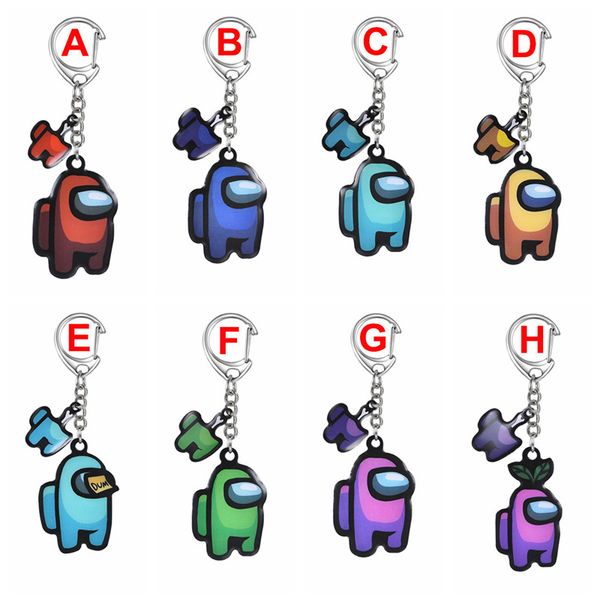 games among us keychain cute cartoon colourful keyrings gift keychains car keys stainless steel decoration accessories boutique e120101, Red;brown
games among us keychain cute cartoon colourful keyrings gift keychains car keys stainless steel decoration accessories boutique e120101, Red;brown