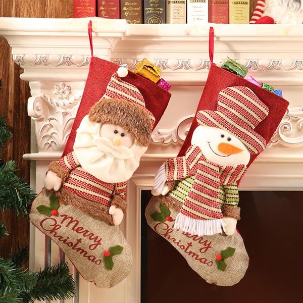 christmas decorations stockings fabric santa claus sock gift kids candy bag snowman deer pocket xmas decoration for tree ornaments
christmas decorations stockings fabric santa claus sock gift kids candy bag snowman deer pocket xmas decoration for tree ornaments