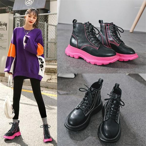 boots winter women round toe lace-up fashion ins thin breathable motorcycle platform shoes item no.5891, Black
boots winter women round toe lace-up fashion ins thin breathable motorcycle platform shoes item no.5891, Black