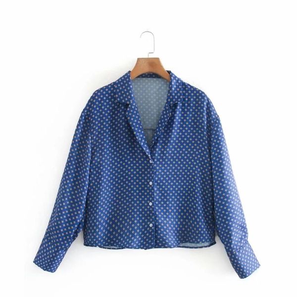 women floral printing tailored collar loose shirts female long sleeve blouses casual lady blusas s8211, White
women floral printing tailored collar loose shirts female long sleeve blouses casual lady blusas s8211, White