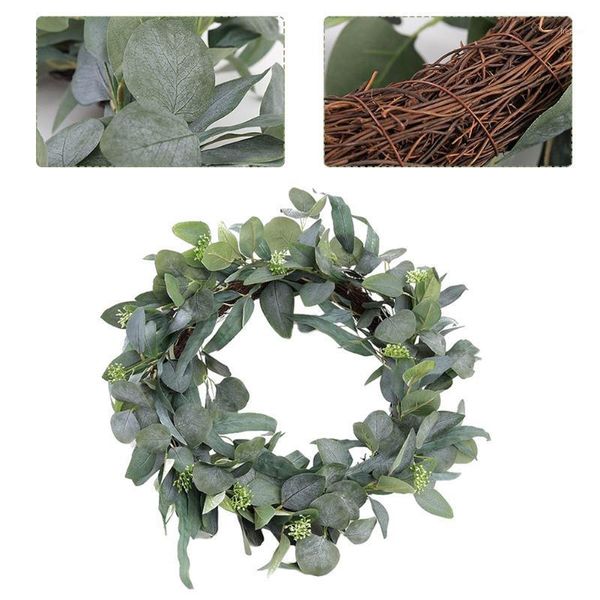 decorative flowers & wreaths artificial green leaves wreath greenery fake eucalyptus bushes for home party wedding decoration1
decorative flowers & wreaths artificial green leaves wreath greenery fake eucalyptus bushes for home party wedding decoration1