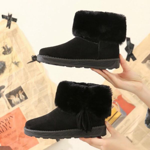 winter women snow boots tassel zip platform waterproof ankle suede leather boots shoes for ladies warm shoes botas mujer1, Black
winter women snow boots tassel zip platform waterproof ankle suede leather boots shoes for ladies warm shoes botas mujer1, Black