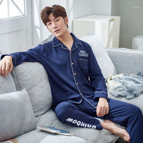plus size turn down collar pajamas sets 2020 autumn winter male fashion sleepwear men casual homewear suit man's pajamas1, Black;brown
plus size turn down collar pajamas sets 2020 autumn winter male fashion sleepwear men casual homewear suit man's pajamas1, Black;brown