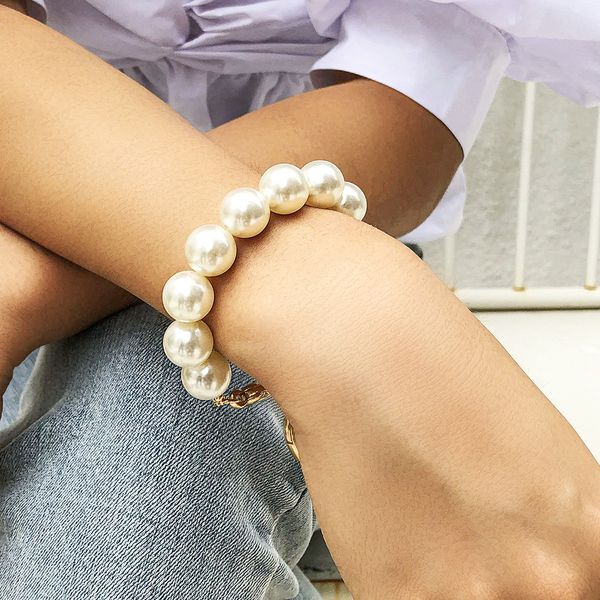 socialite elegant french pearl bracelet european and american style fashion romantic love buckle handmade beaded bracelet, Black
socialite elegant french pearl bracelet european and american style fashion romantic love buckle handmade beaded bracelet, Black