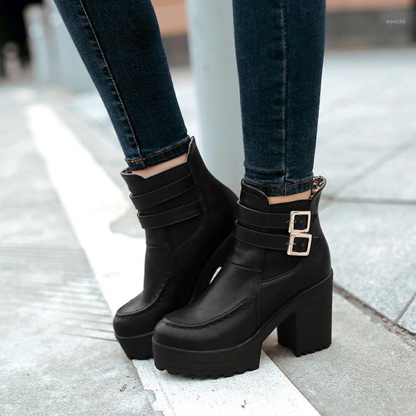spring and autumn women's shoes boots thick heel female british style boots single high-heeled ankle-length female1, Black
spring and autumn women's shoes boots thick heel female british style boots single high-heeled ankle-length female1, Black