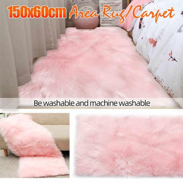 carpets 150x60cm faux wool fur area rugs shaggy carpet bedside floor door mat plush sofa cover seat pad living room bedroom home decor
carpets 150x60cm faux wool fur area rugs shaggy carpet bedside floor door mat plush sofa cover seat pad living room bedroom home decor
