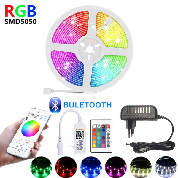 5m led strip 5050 ip68 rgb strip led light flexible ribbon stripe dc 12v rgb diode tape bluetooth controller adapter
5m led strip 5050 ip68 rgb strip led light flexible ribbon stripe dc 12v rgb diode tape bluetooth controller adapter