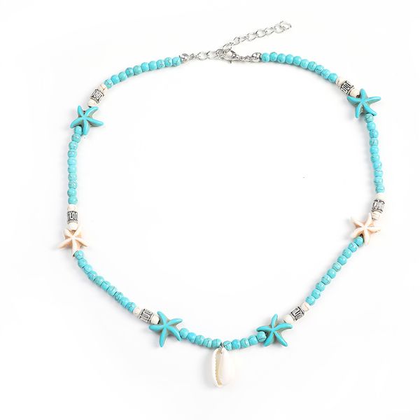 color nature cowrie shell starfish statement silver choker necklace bohemia collar for women fashion beach jewelry
color nature cowrie shell starfish statement silver choker necklace bohemia collar for women fashion beach jewelry