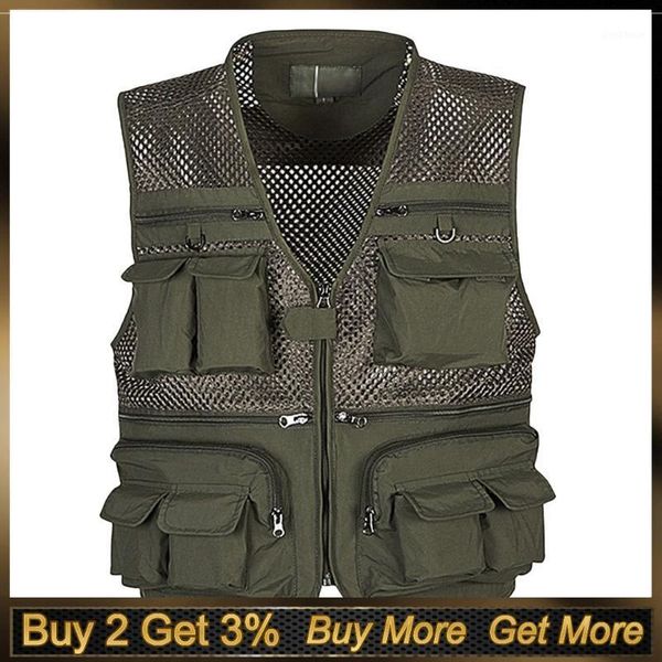 outdoor t-shirts classic mens spaot vests quick dry breathable multi pocket mesh jackets solid hiking vest for men veste homme1, Gray;blue
outdoor t-shirts classic mens spaot vests quick dry breathable multi pocket mesh jackets solid hiking vest for men veste homme1, Gray;blue