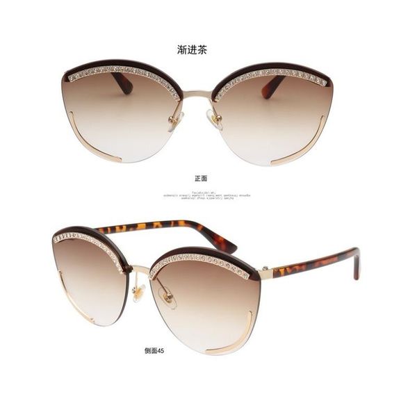 diamond inlaid women sunglasses fashion trend semi-rimless sun glasses for men and women abay sunshade mirror gradient oculos, White;black
diamond inlaid women sunglasses fashion trend semi-rimless sun glasses for men and women abay sunshade mirror gradient oculos, White;black