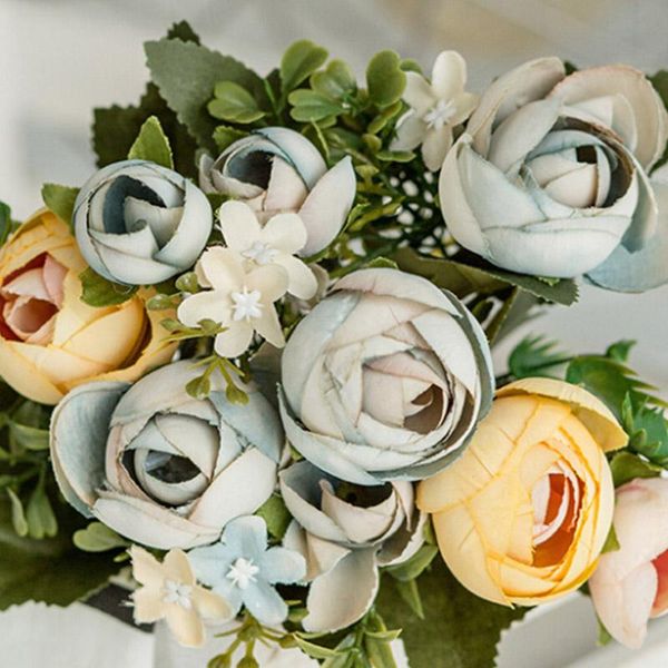 10 heads/1 bundle silk roses bride bouquet for christmas home wedding new year decoration fake plants artificial flowers
10 heads/1 bundle silk roses bride bouquet for christmas home wedding new year decoration fake plants artificial flowers